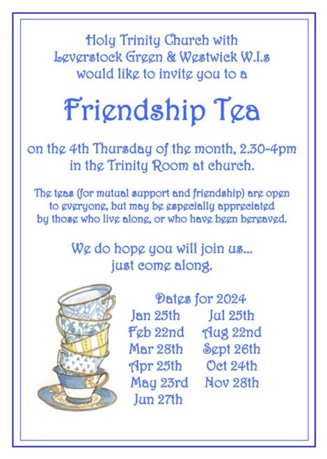 Friendship Tea poster 2024
