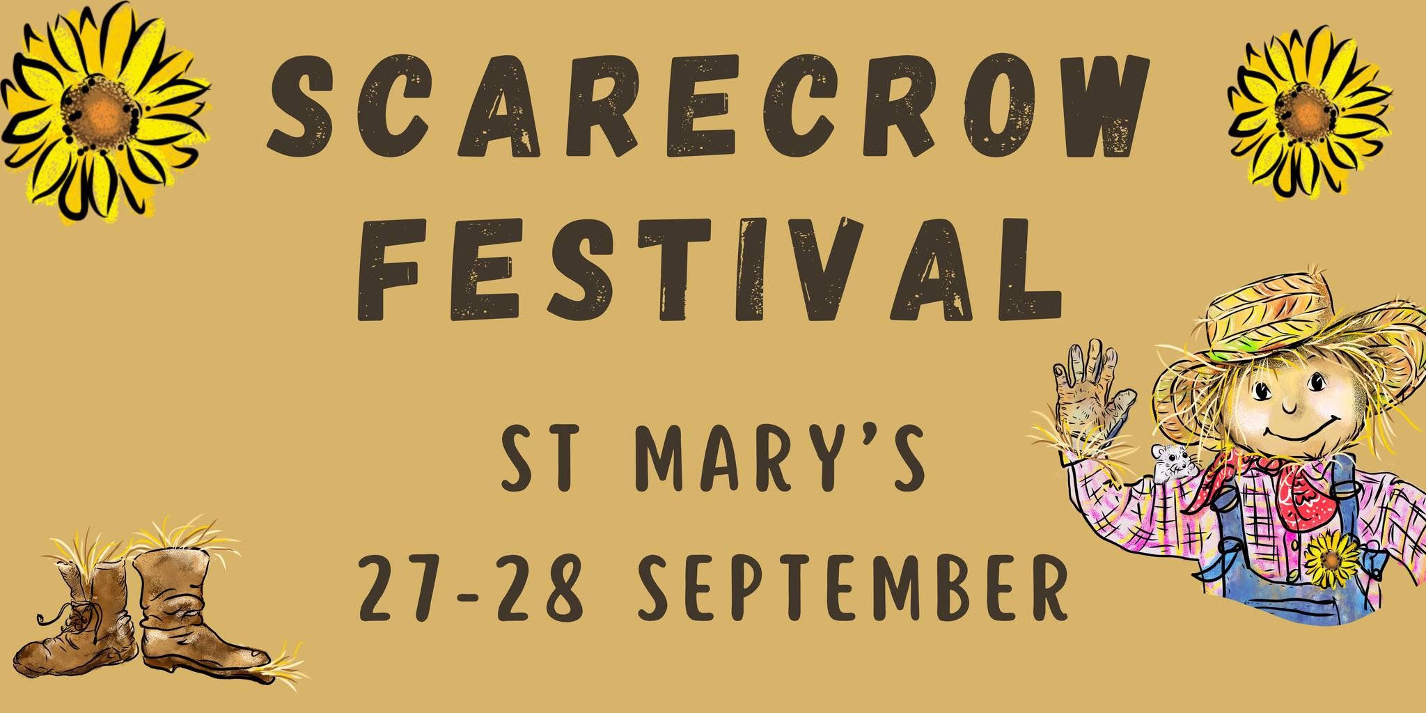 Scarecrow festival at St Mary’s on 27 and 28 September.