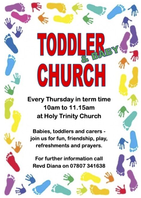 Toddler Church poster updated June 2025