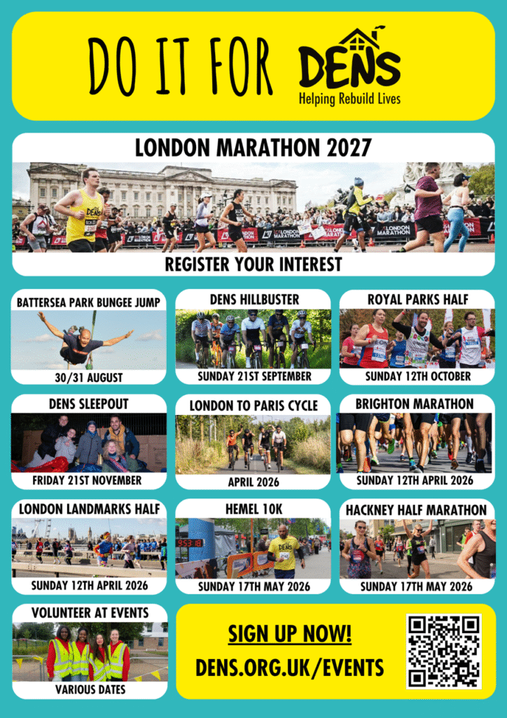 Do It For DENS calendar - Challenge events (A4)